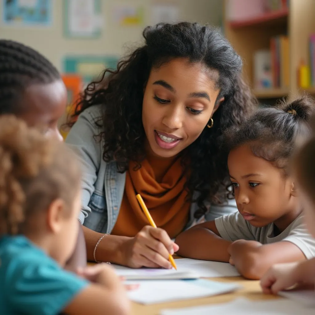 Gaining practical experience with children